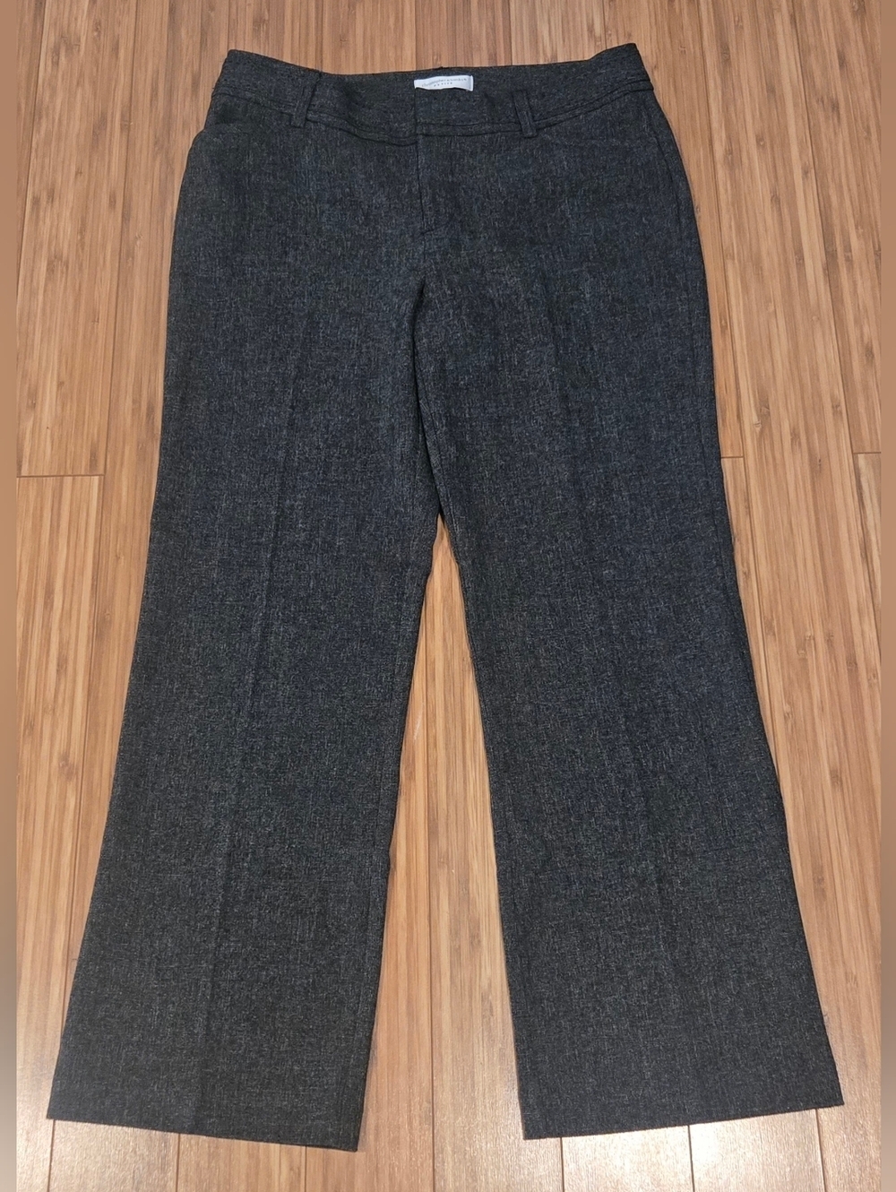 Christopher & Banks Dark Blended Dress Pants With Sparkles